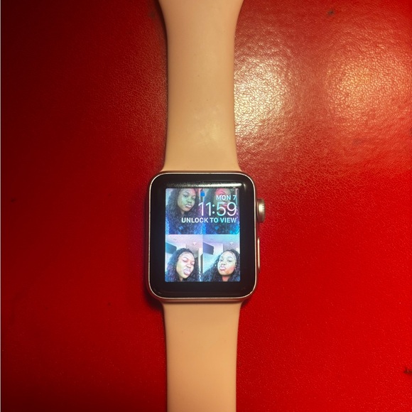Smartwatch with Cream Band